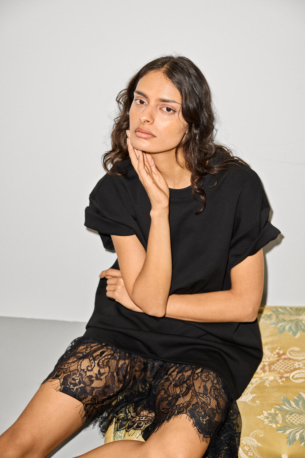 Rosie t-shirt kjole - sort